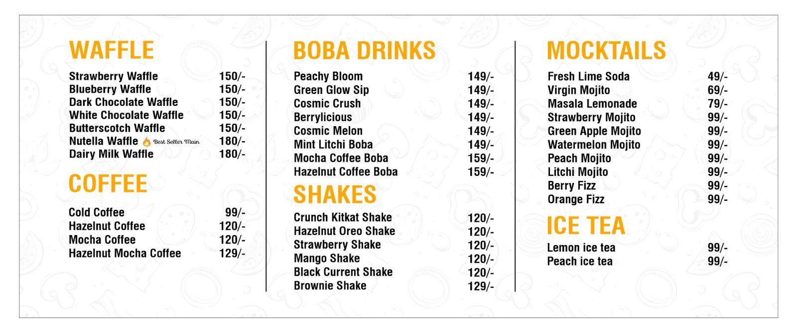 Hangout Menu